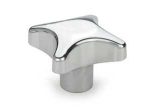 DIN6335 Plastikinė fiks. veržlė M10, ZN