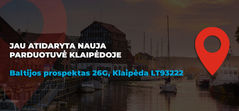 Listo parduotuvė Klaipėdoje – Baltijos pr. 26G